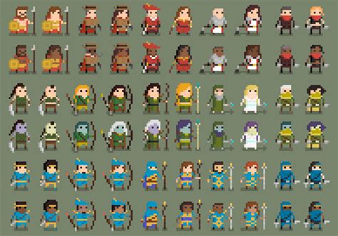 pixel art character generator - Kathrin Qualls