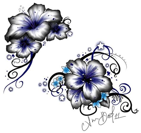 Free Black And White Hibiscus, Download Free Black And White Hibiscus png images, Free ClipArts ...