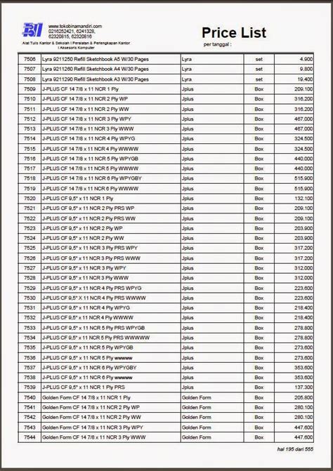 Harga Alat Tulis Kantor Murah & Berkualitas!: Bina Mandiri, Toko Alat Tulis Kantor paling Lengkap