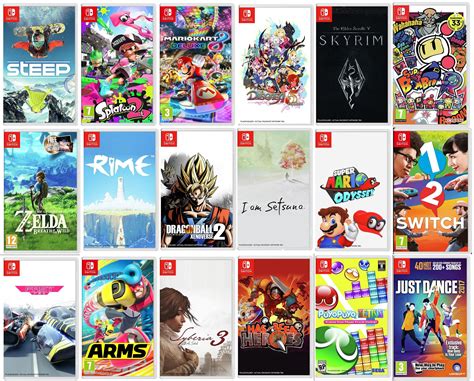 Nintendo Switch Games! - I put some game covers together. : r/NintendoSwitch