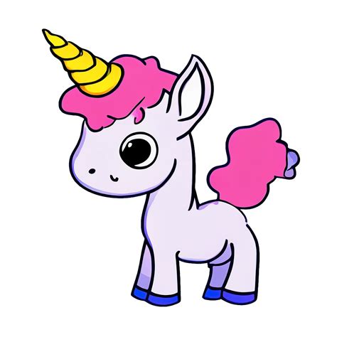 Cute unicorn for kids 17915193 PNG