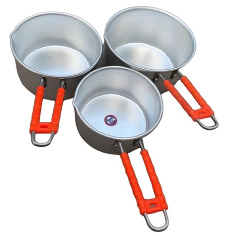 Aluminium Saucepan Set, Round, Capacity: 1 Ltr at Rs 275/kg in Nadiad ...