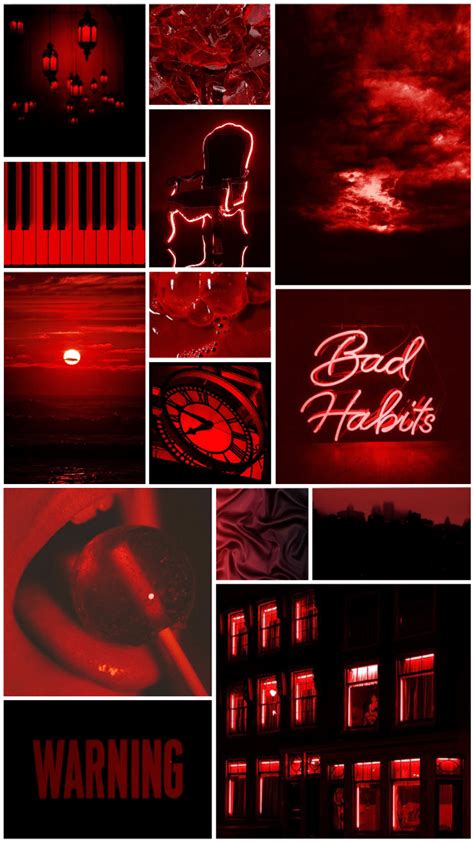 Red and Black Aesthetic Wallpapers - Top Free Red and Black Aesthetic Backgrounds - WallpaperAccess