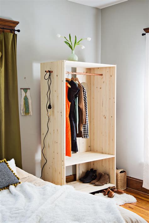 Modern Wooden Wardrobe DIY - A Beautiful Mess