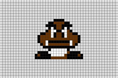 Mario 8 Bit Goomba