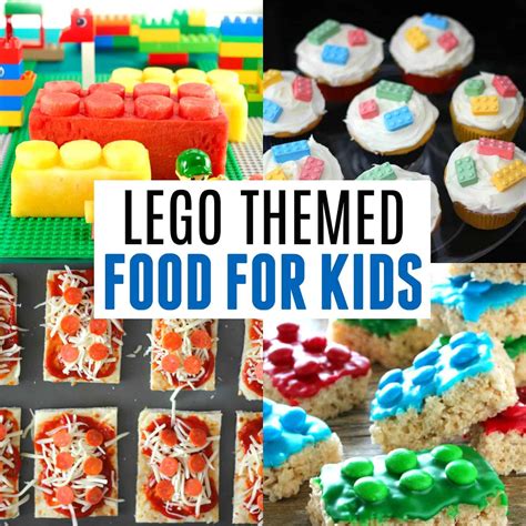 Easy LEGO Brick Themed Food for Kids - Toddler Approved