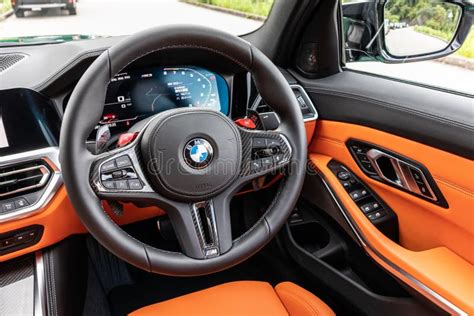 BMW M3 Competition Interior June 15 2021 in Hong Kong Editorial Photography - Image of china ...