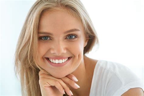 Portrait Beautiful Happy Woman With White Teeth Smiling. Beauty. High Resolution Image - ka ...