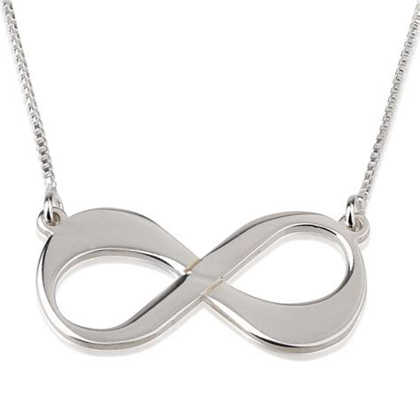 Infinity Symbol Love Necklace - Sterling Silver