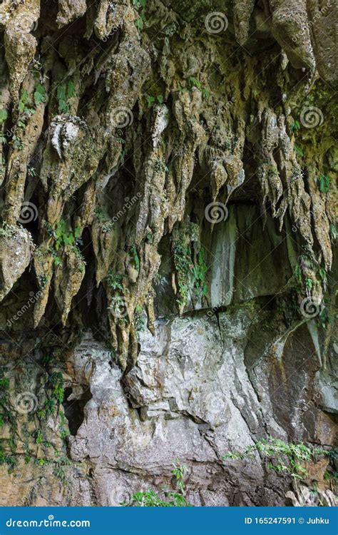 Rock formations in cave stock image. Image of earth - 165247591