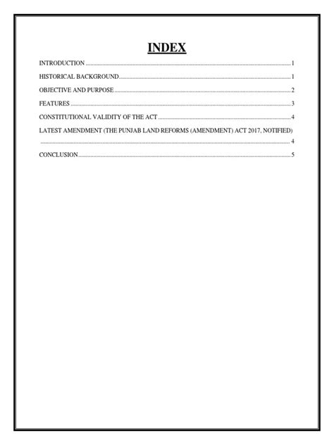 Objectives and Salient Features of Punjab Land Reforms Act, 1972 | PDF | U.S. State | Justice