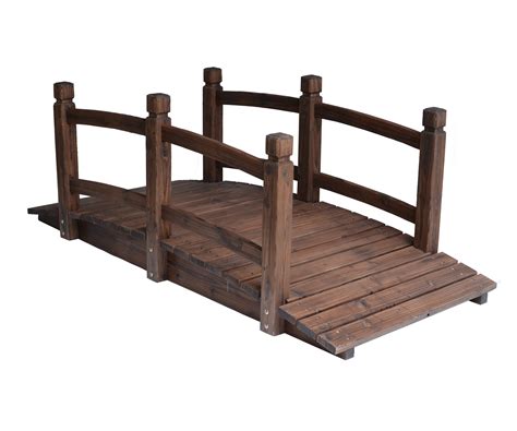 NEW 5 FT WOODEN GARDEN POND BRIDGE WBR110 – Uncle Wiener's Wholesale