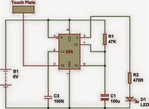 Electrical Engineering World: Hand Touch Sensor Circuit