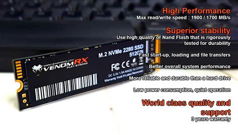 VRX SUPER M.2 NVME 2280 SSD – VenomRX