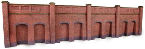 PN145_metcalfe retaining wall Red Brick | Woodpecker Model Railways