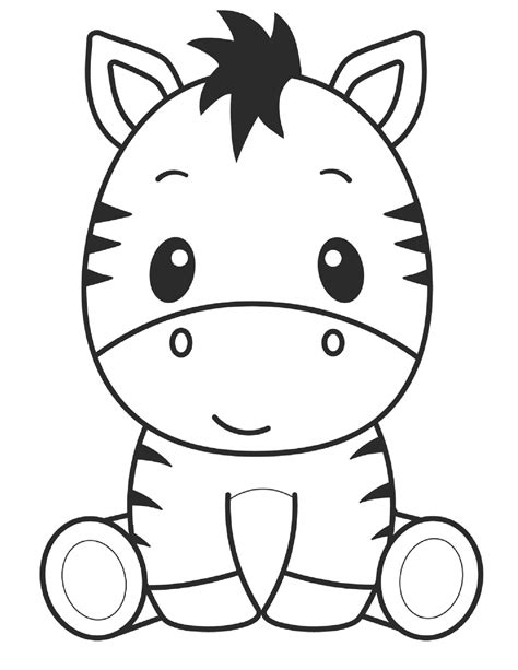 Zebra coloring pages - ColoringLib