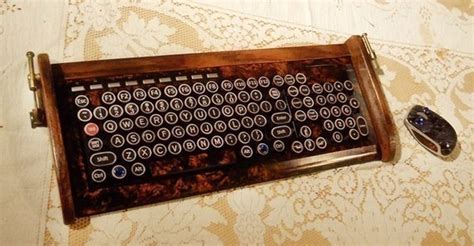 Antique looking Keyboard - Mouse - Victorian Styling - Steampunk ...