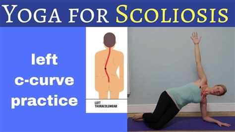 3 yoga exercises for left c curve scoliosis - YouTube