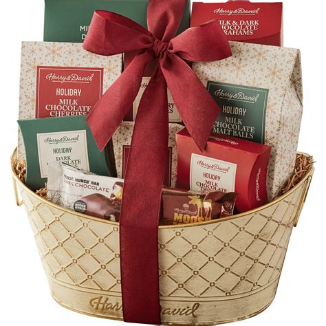 Holiday Cheer Gift Basket is a great assortment from Harry & David in a giftable tin. This ...