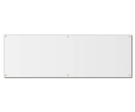 Blank White Banner - Grommets - 13Oz - Walmart.com