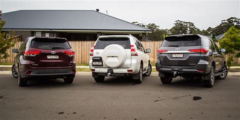 Toyota SUV comparison: Fortuner v Kluger v Prado - Photos