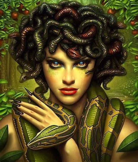 Medusa Before Snake Hair