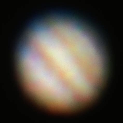 Picture of Jupiter through Celestron 8" telescope.