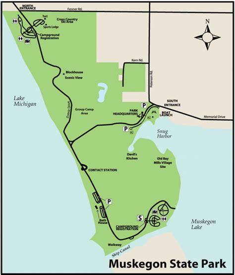 Duck Lake State Park Trail Map - Printable Map