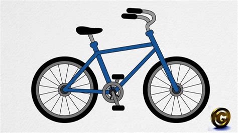 How To Draw A Bicycle Simple