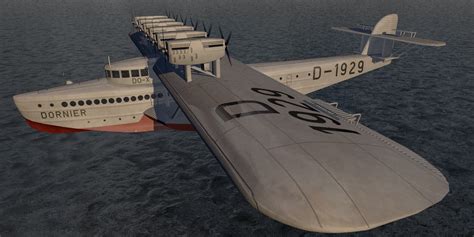 Dornier Do-X 3D Model by ChipBassChaos