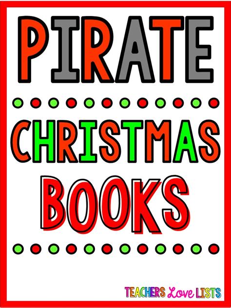 Pirate Christmas Books for Kids - Teachers Love Lists