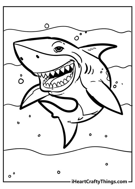 25 Shark Coloring Pages