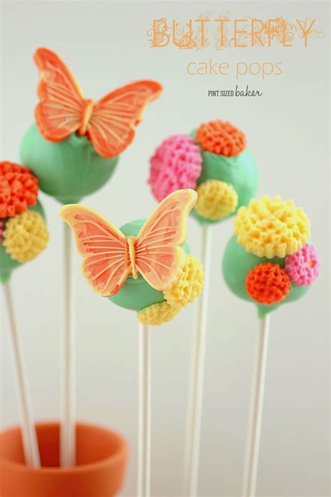 Butterfly Cake Pops • Pint Sized Baker