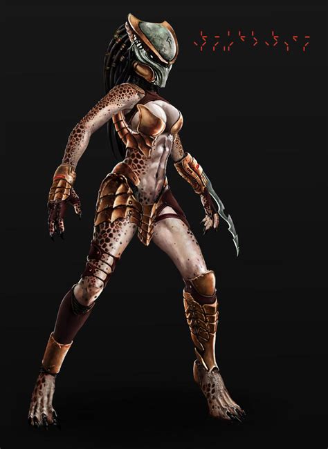 Predator (Yautja) female by Prohibe on DeviantArt