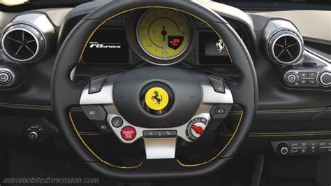 Ferrari F8 Spider dimensions, boot space and similars