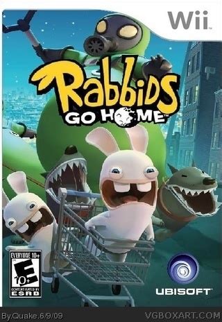 Rabbids Go Home Wii Box Art Cover by Quake