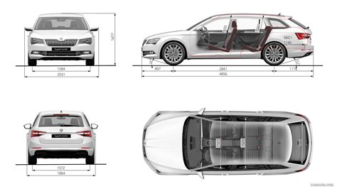 2016 Skoda Superb Combi - Dimensions | HD Wallpaper #56