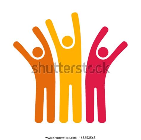 Happy People Icon Stock Vector (Royalty Free) 468253565 | Shutterstock