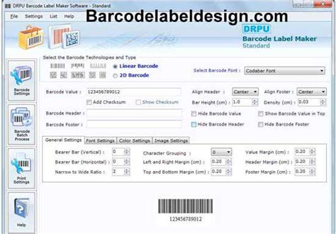 Download free Design Barcode Label by Barcode label design v.7.3.0.1 software 416929