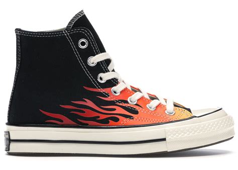 Converse Chuck Taylor All-star 70s Hi Archive Print Flames in Red for ...