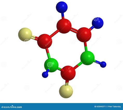 Molecular Structure of Uracil Stock Illustration - Illustration of pair, transcription: 63044371