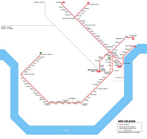 UrbanRail.Net > USA > Louisiana > New Orleans Streetcar