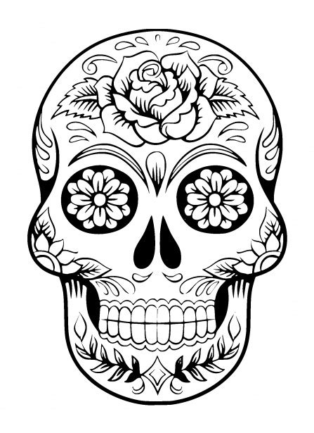 Sugar Skull Tattoo Free Stock Photo - Public Domain Pictures