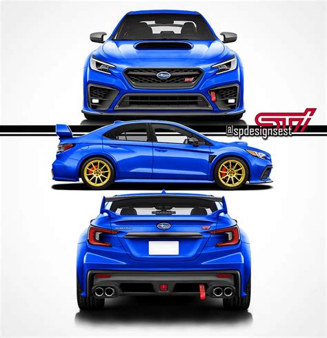 2023 Subaru WRX STI Gets Digitally Reborn as EV Plans Lie Ahead