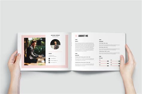 Graphic Design Portfolio Template By Occy Design | TheHungryJPEG