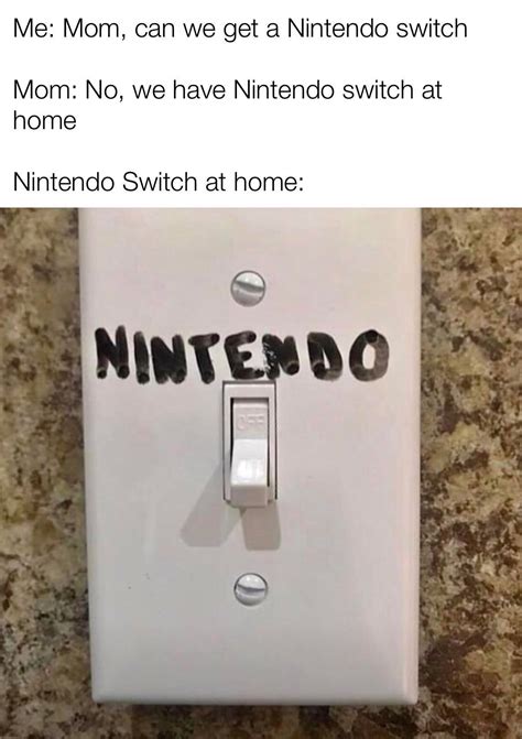 Nintendo Light Switch : r/memes