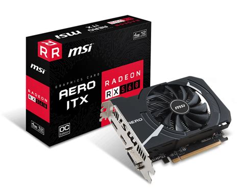 Specification Radeon RX 560 AERO ITX 4G OC | MSI Global