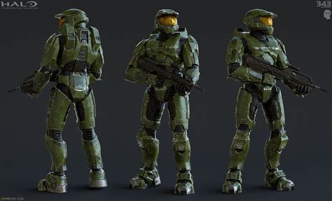 Halo Master Chief Armor 3d Model