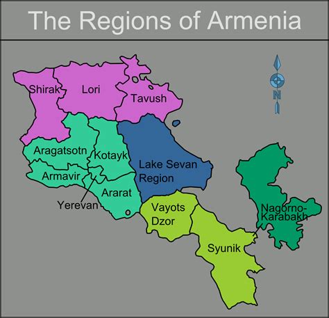 Armenia regions map | Armenia, Armenia travel, Armenian history