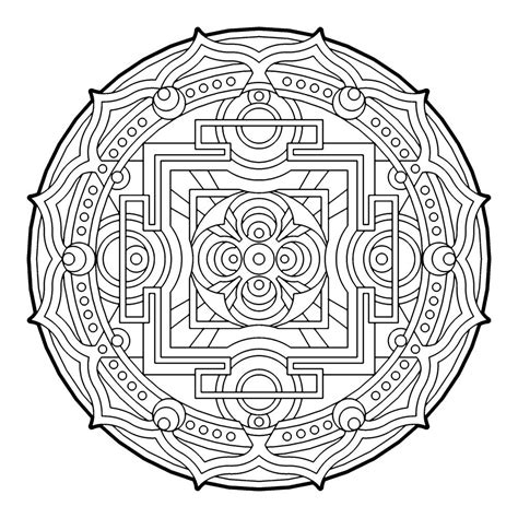 Fractal Coloring Pages at GetColorings.com | Free printable colorings ...